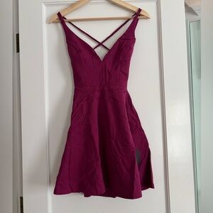 NWT magenta party dress.